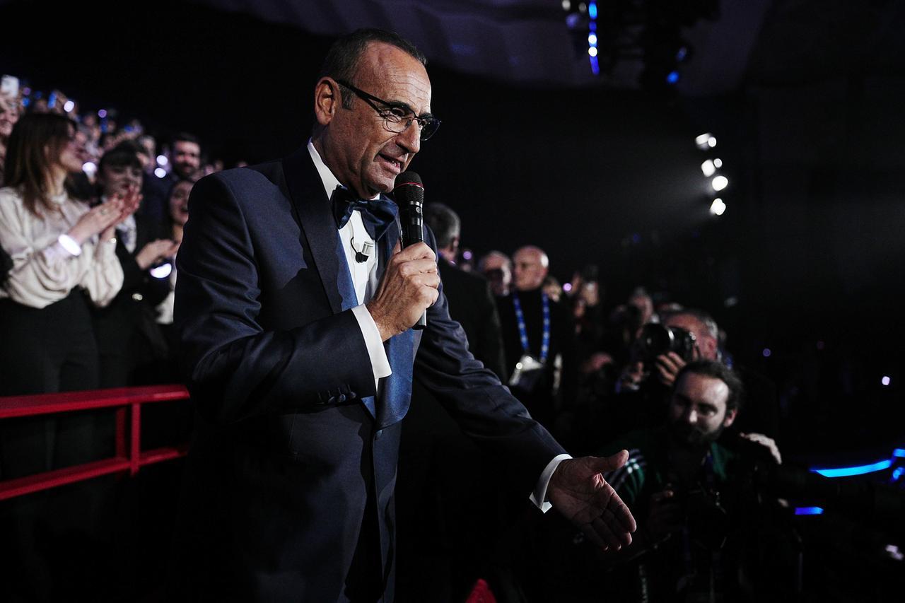 
	Carlo Conti a Sanremo

