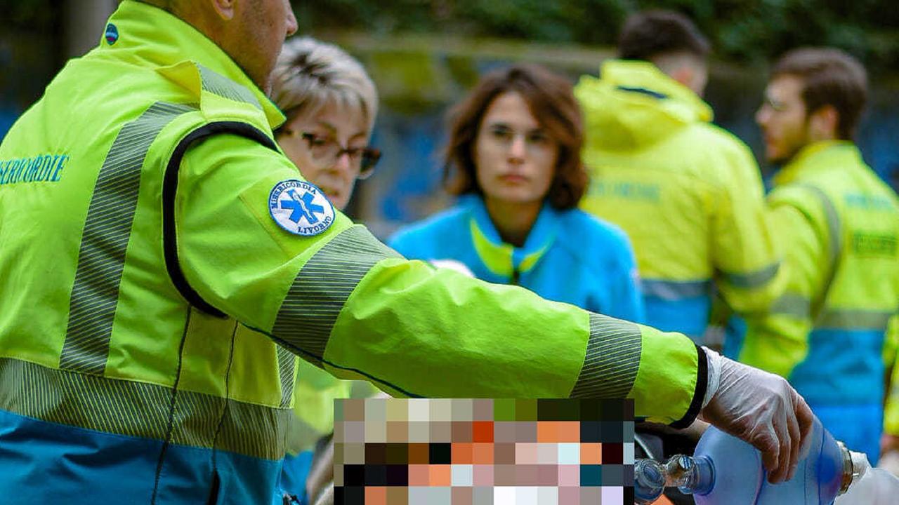 Un soccorso della Misericordia (foto d'archivio)