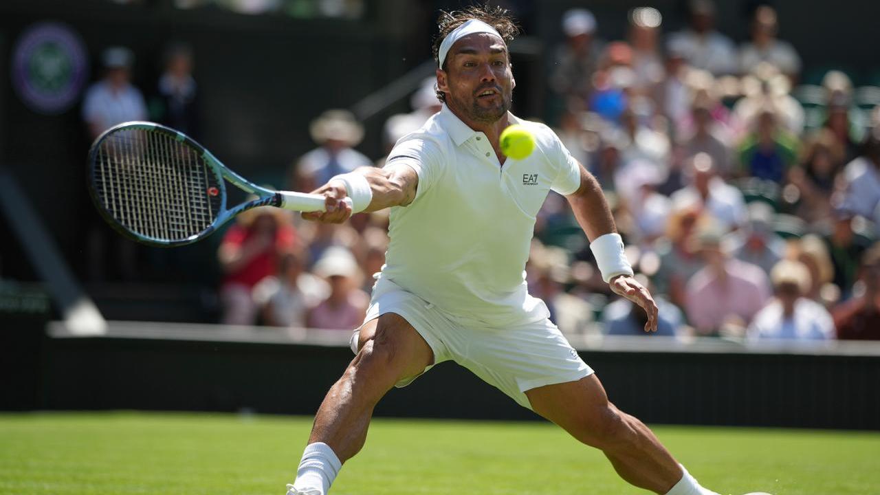 Wimbledon, un grande Fognini piegato da Alcaraz solo al quinto set