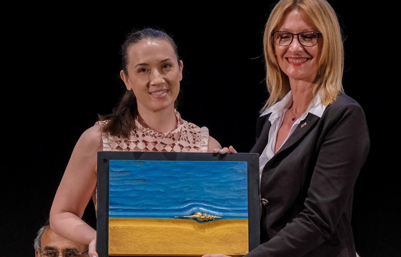 
	Il premio ricevuto a Lignano

