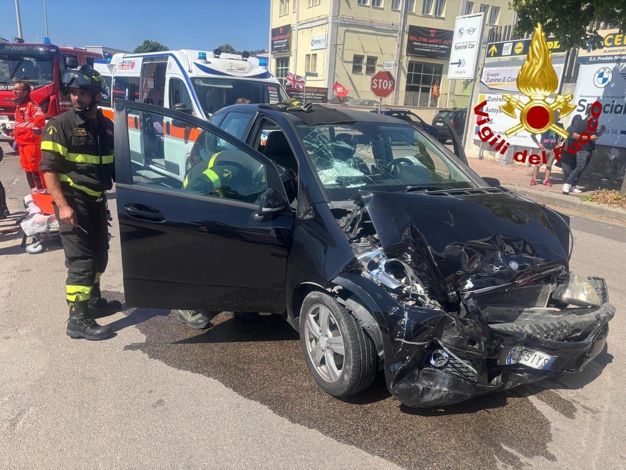 Incidenti a Sassari e Sorso, anche due bambini tra i feriti