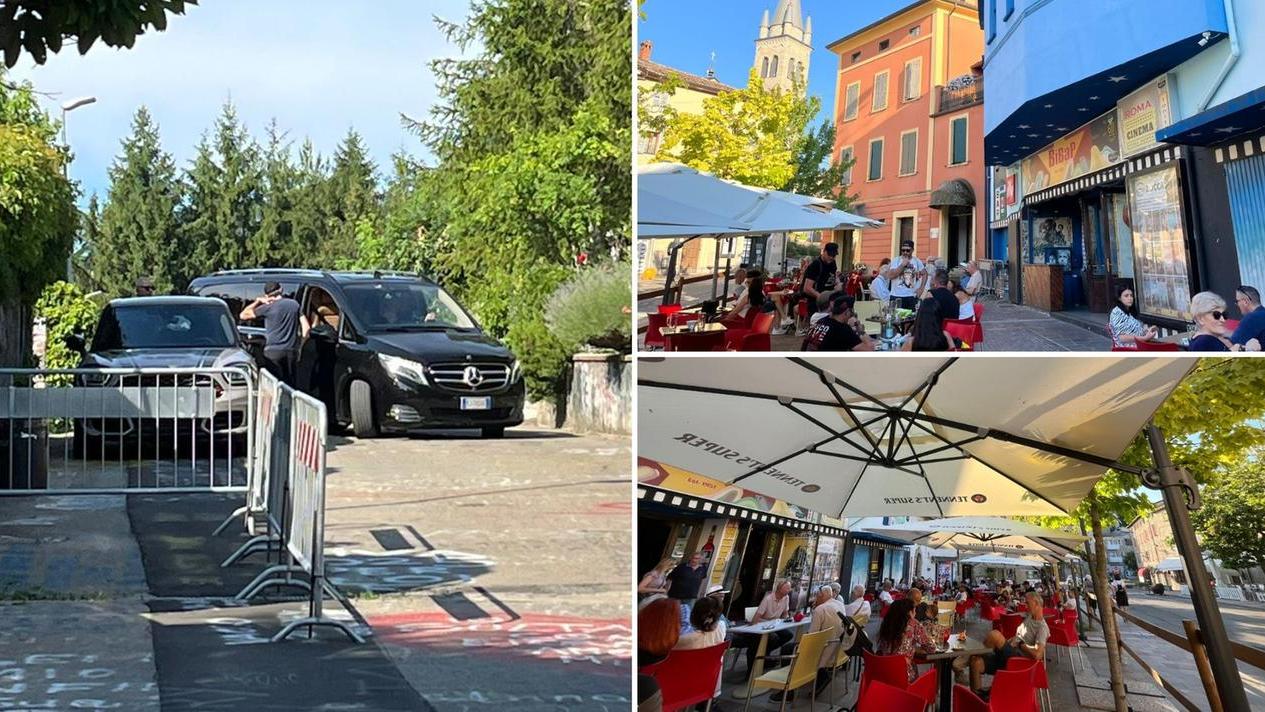 L'arrivo di Vasco e alcuni fan già al bar Bibap