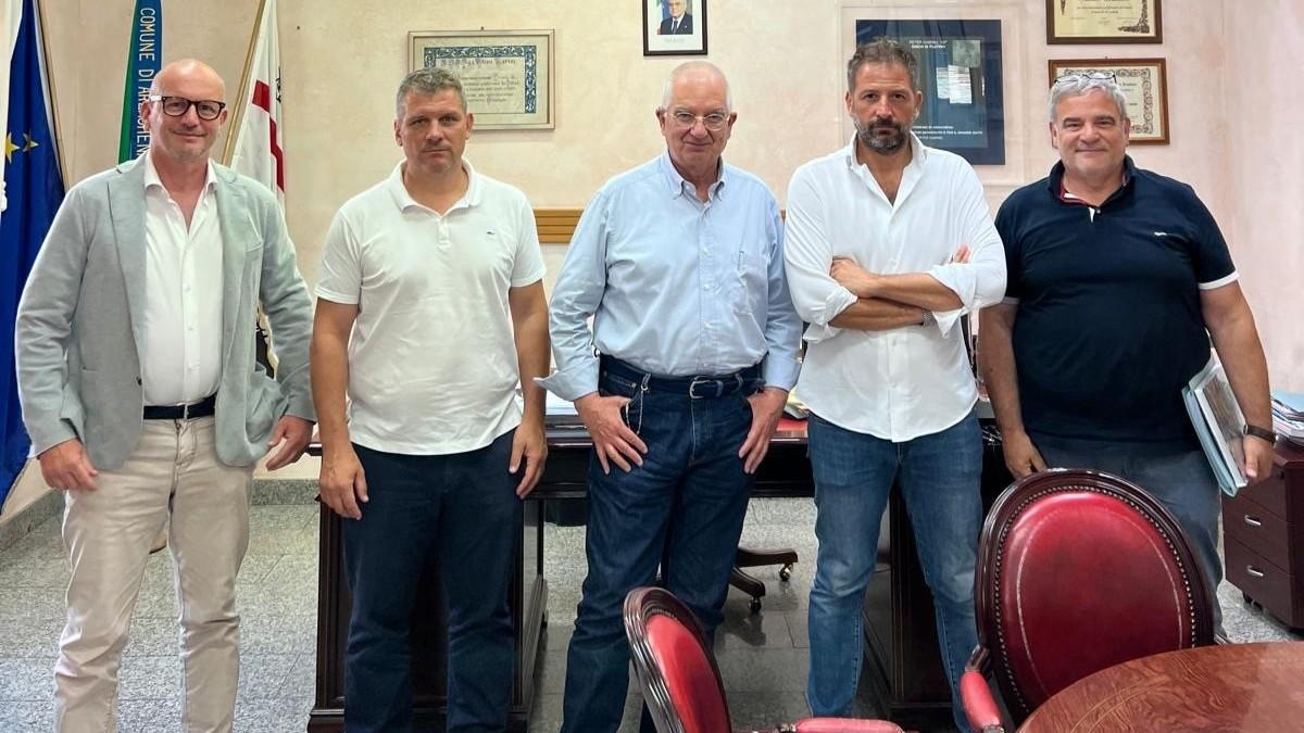 
	Da sinistra Sebastio, Azzena, Sardu, Ragnedda e Doneddu

