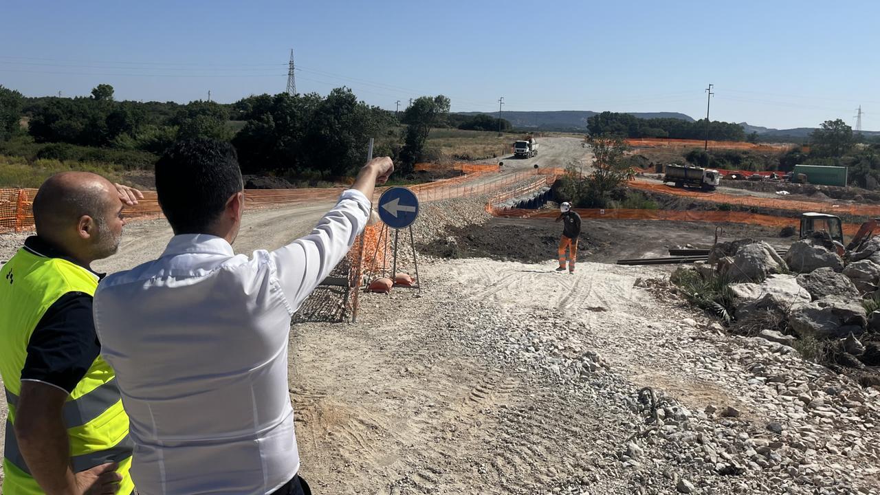 Sassari-Alghero, sopralluogo di Antonio Piu: «Obiettivo aprire nella primavera 2028»