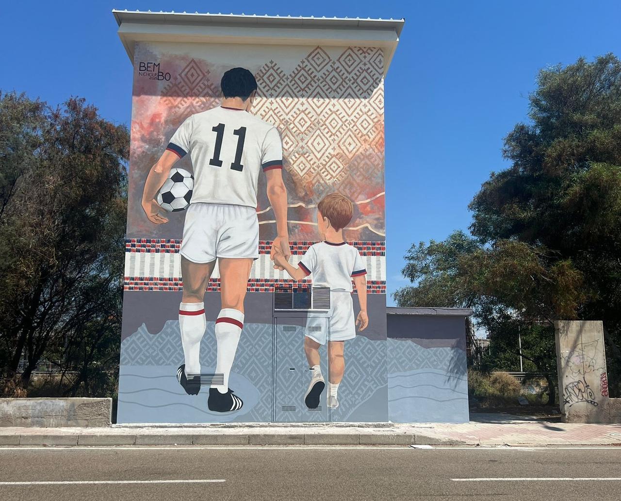 
	L'opera di <strong>Nicholas&nbsp;Bembo</strong> dedicata a <strong>Gigi Riva</strong>

