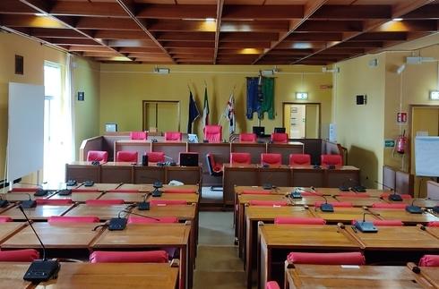 
	L'aula consiliare del Comune di Nuoro

