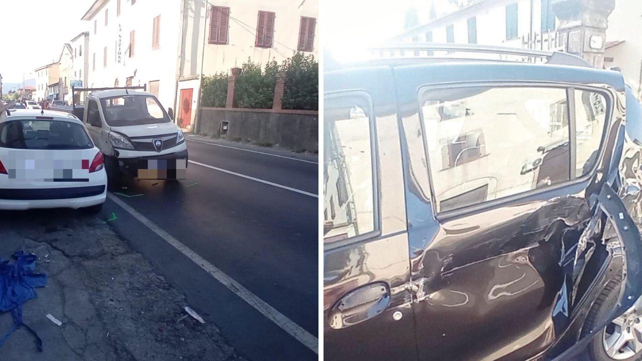 Alcune immagini dello scontro