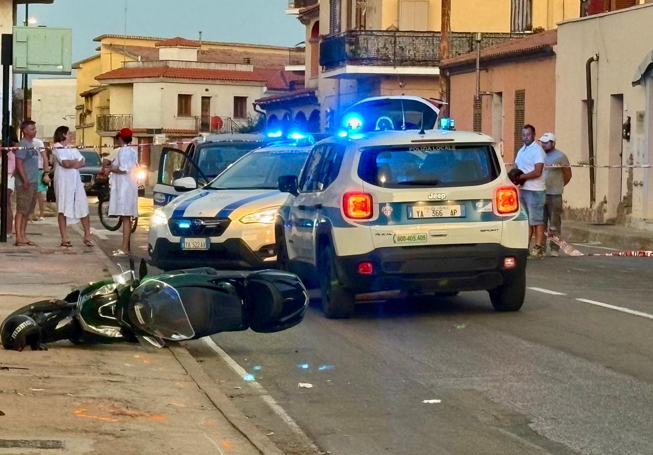 Scontro auto moto: ferito il motociclista