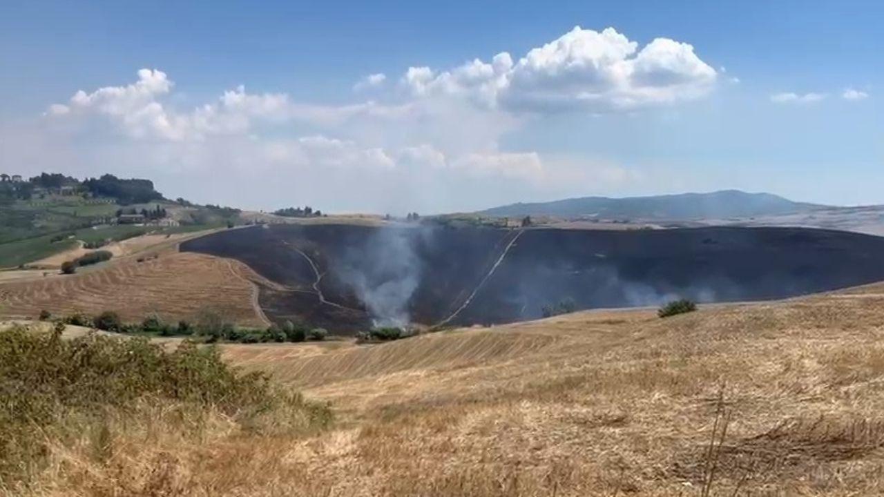 
	I danni dell'incendio a Morrona

