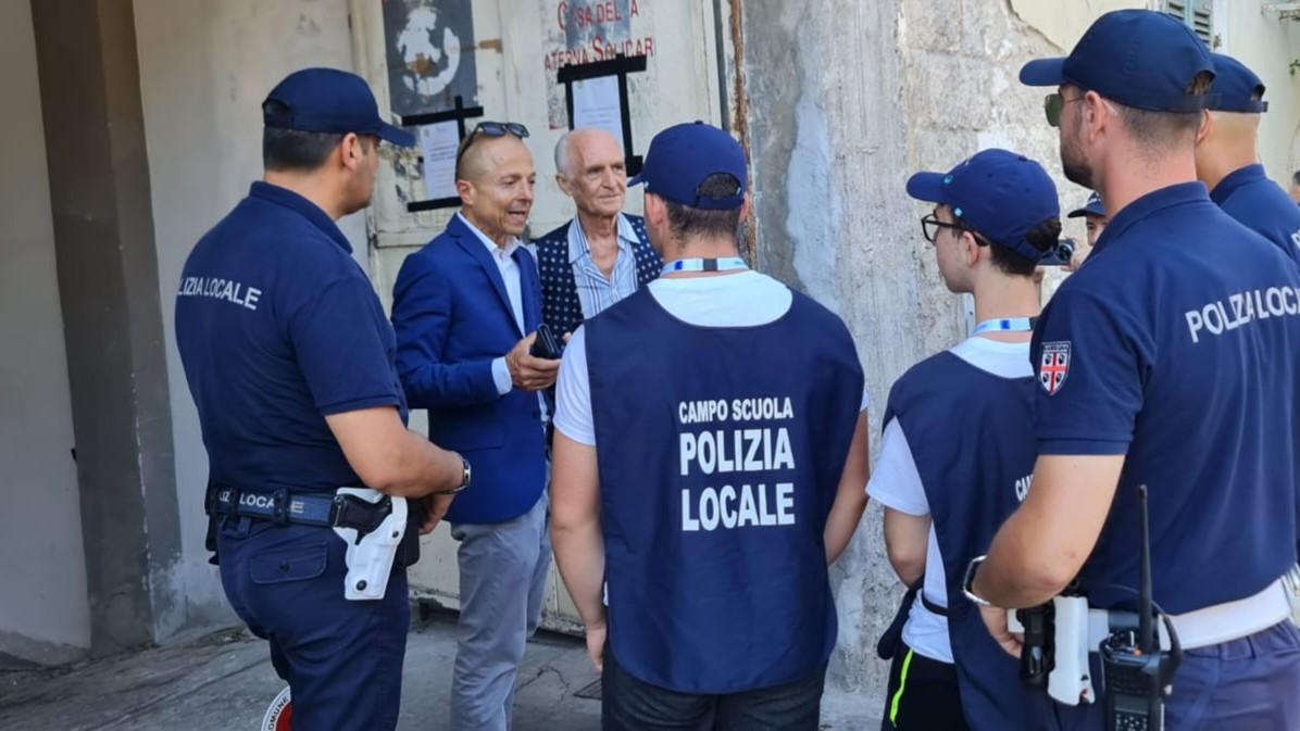 Al “camp” della polizia locale di Sassari: scuola di solidarietà