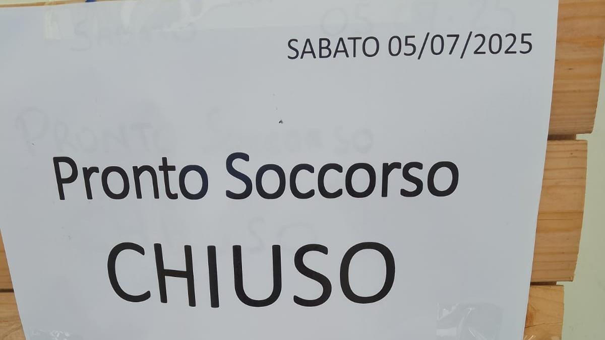 Non ci sono medici, chiude il pronto soccorso