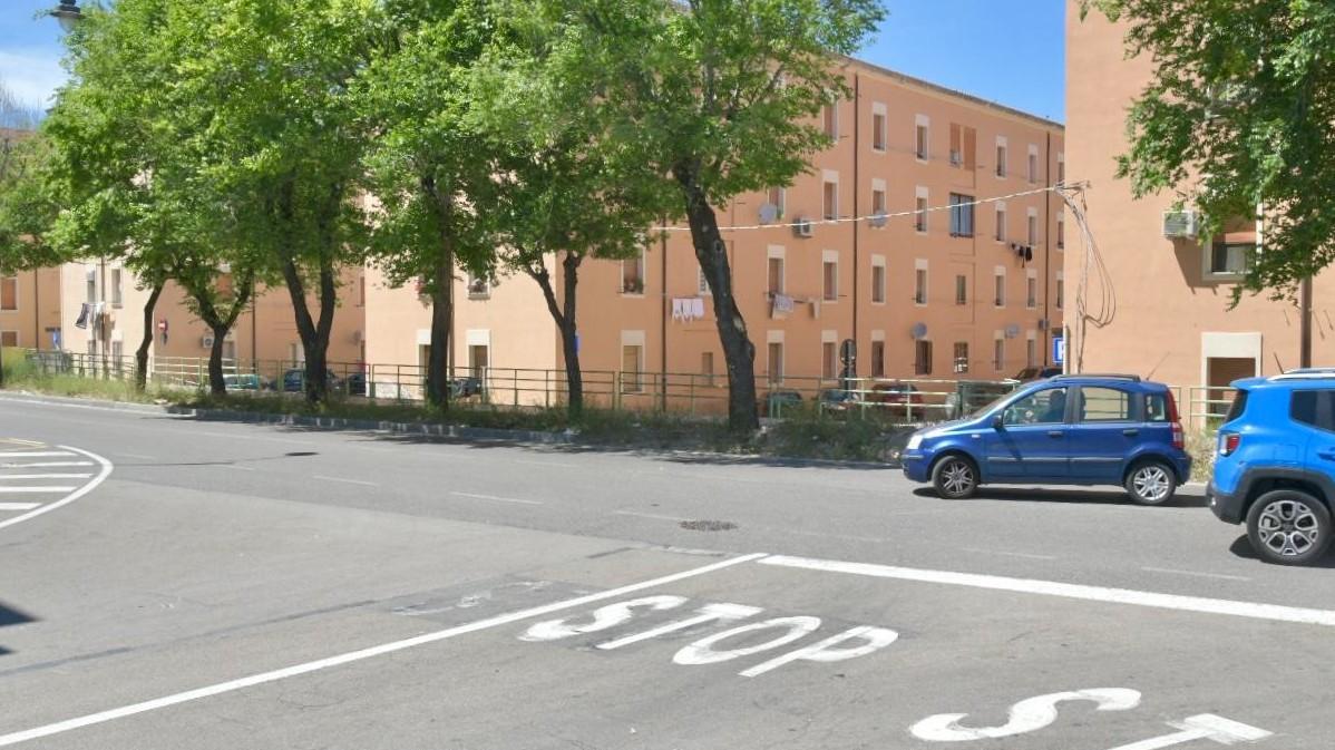 L'area dove sarà realizzata la nuova rotatoria