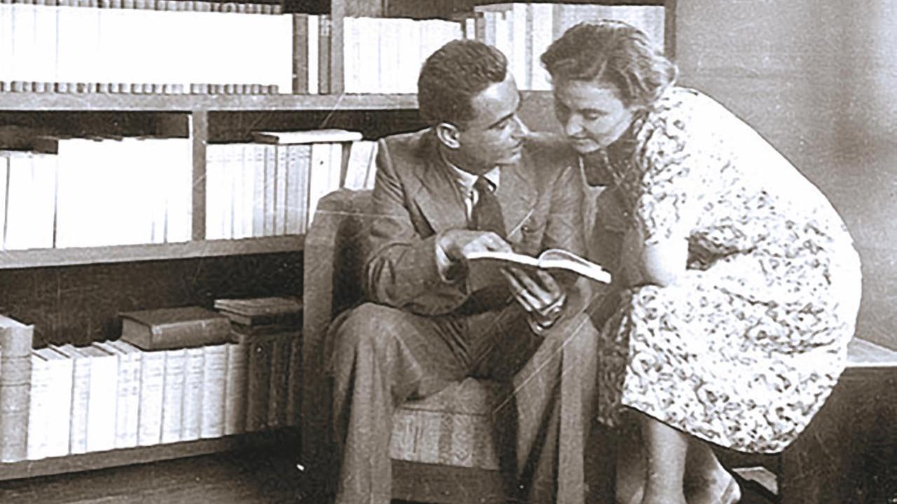 Girolamo Sotgiu con la moglie Bianca Ripepi