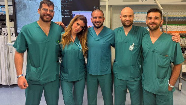 Da sinistra: Giacomo Fanti, Martina Mandas, Enrico Mura, Alessandro Murgia ed Enrico Atzori