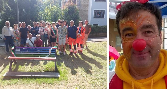 Una panchina colorata per ricordare Annie e la sua voglia di vita