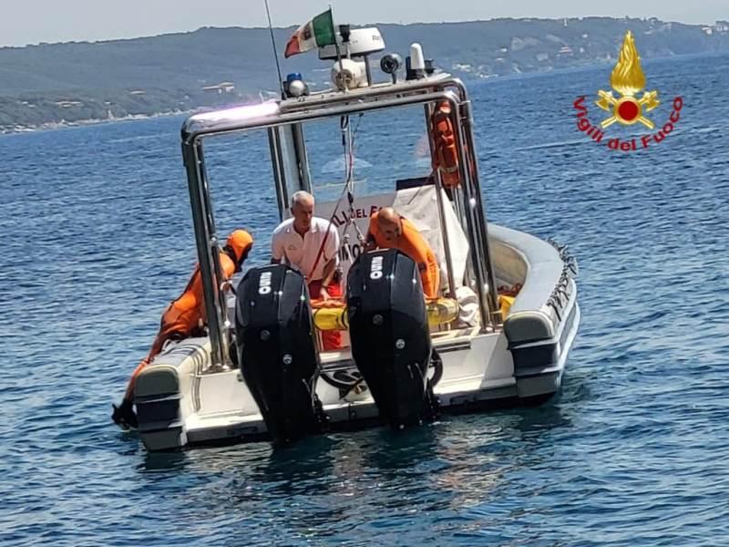 
	Un gommone dei sommozzatori (foto d'archivio)

