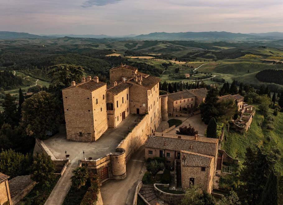 
	Una veduta della tenuta di Castelfalfi nel comune di Montaione

