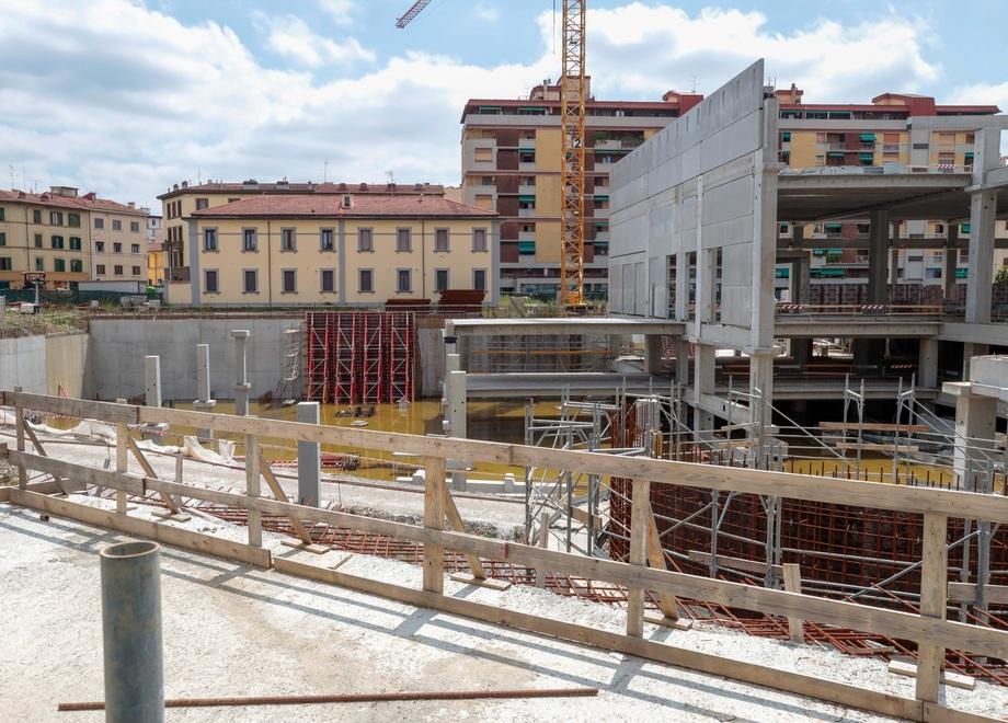 
	Il cantiere di via Mariti a Firenze


