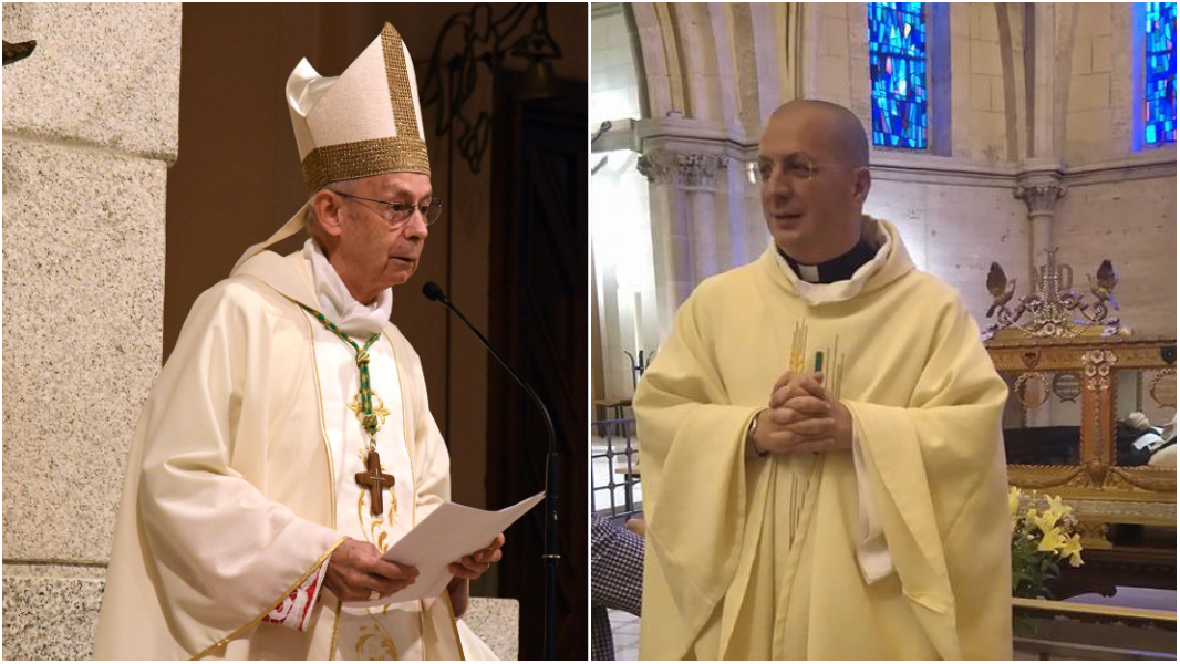 
	Il vescovo Mura e l'ex don Minutella

