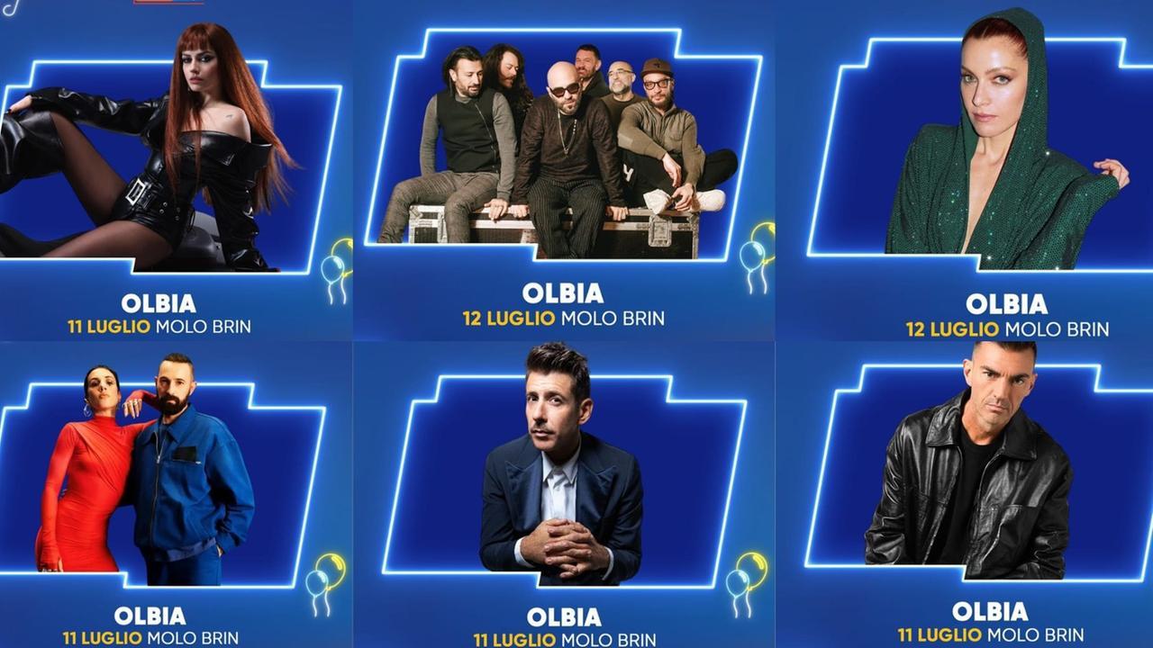 Rds Summer Festival a Olbia: ecco la scaletta delle due serate e come ottenere i biglietti