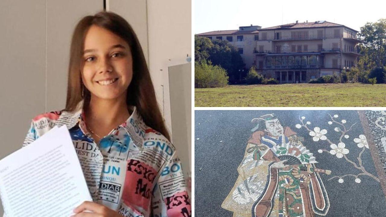 Livorno, le sue ville storiche, il volontariato: Maria Lucrezia e l'esame di terza media da 10 e lode dedicato alla sua città