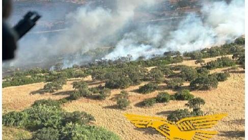 Giornata di fuoco in Sardegna: undici incendi, intervengono canadair ed elicotteri
