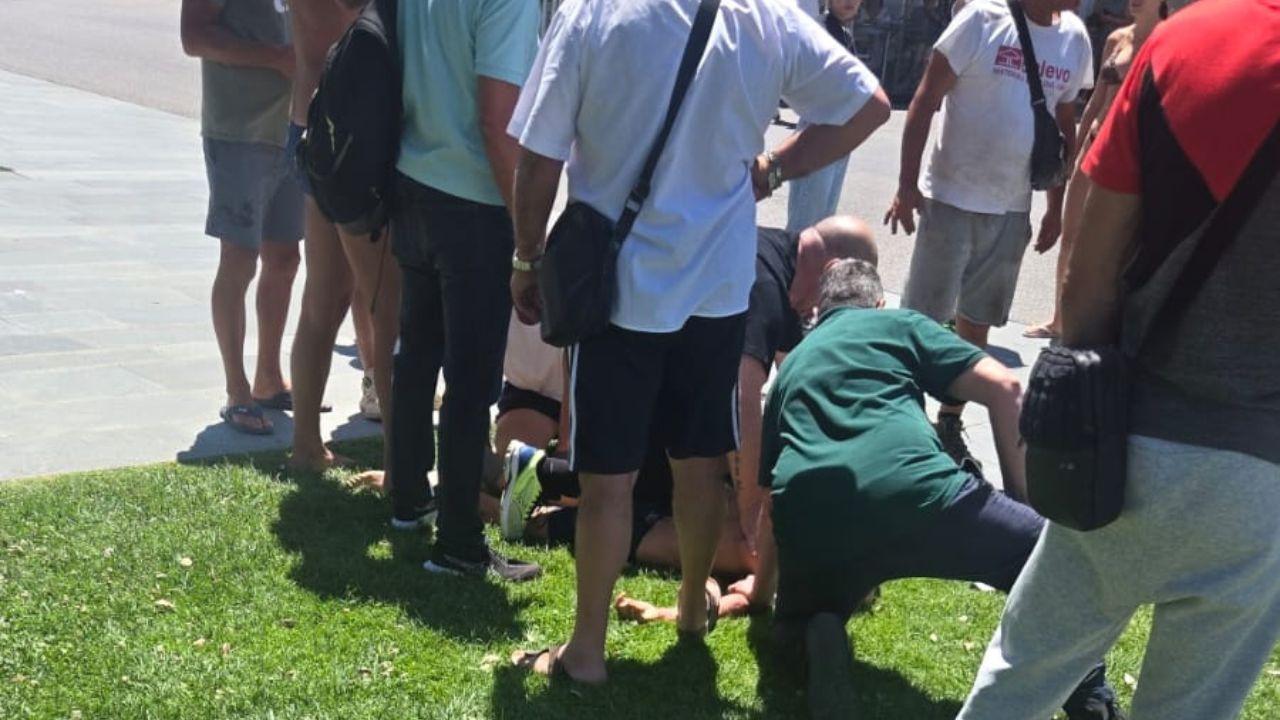 L'aggressore fermato in Passeggiata 