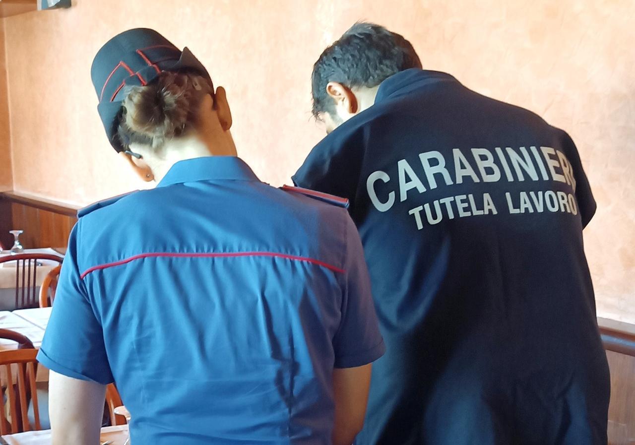 Due carabinieri del nucleo tutela lavoro 