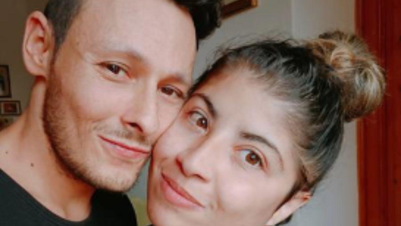 Denis Fantozzi con la moglie Katia Casini