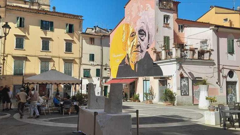 Piazza delle Erbe, dove abitava