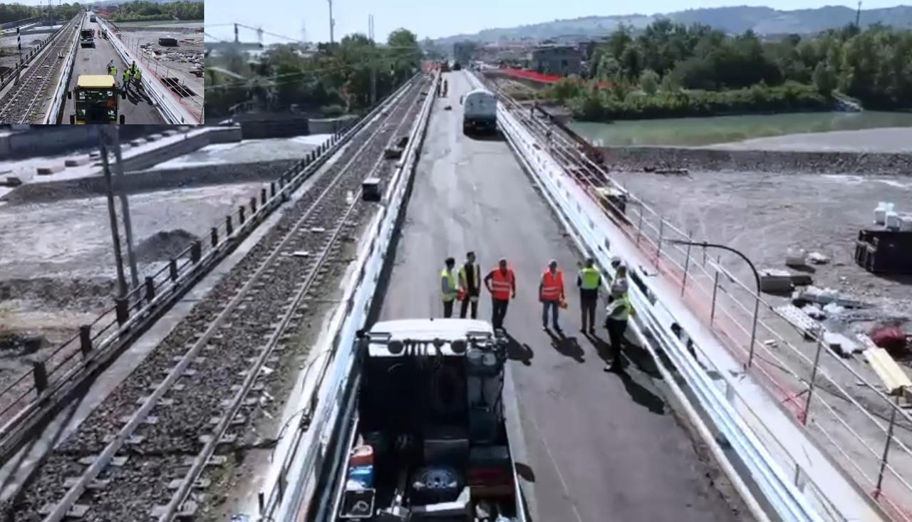 Ponte di Veggia, i lavori procedono a pieno ritmo, il sindaco di Sassuolo: «Riapertura anticipata»