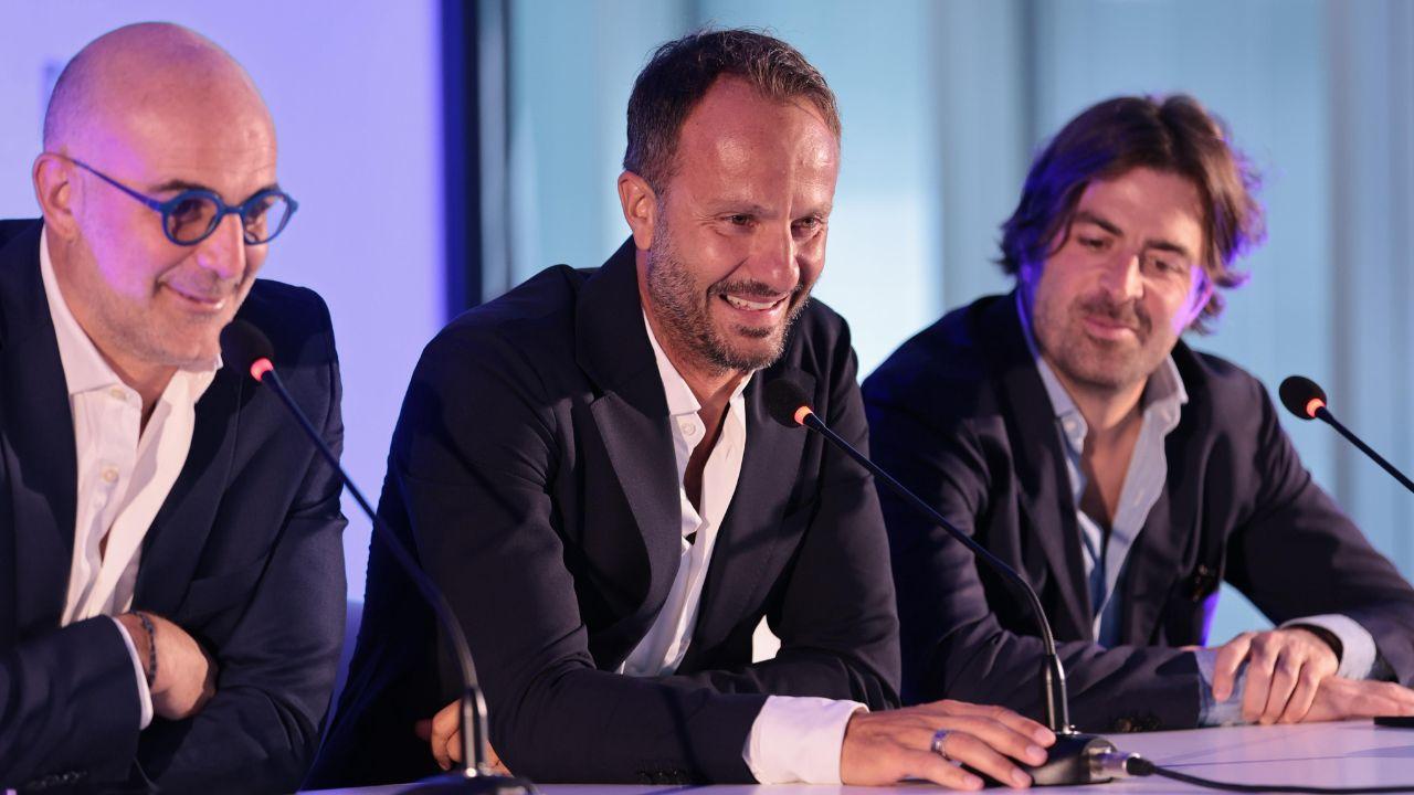 Da sinistra Davide Vaira, Alberto Gilardino e Giovanni Corrado