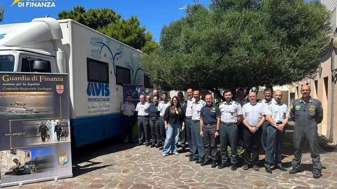 Emergenza sangue, giornata di donazione al comando regionale della Guardia di finanza