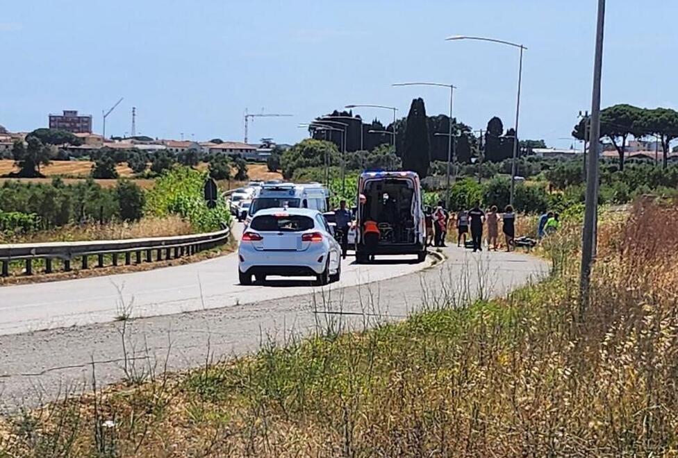 Il luogo dell'incidente (foto Fb Sei di Palazzi Se)