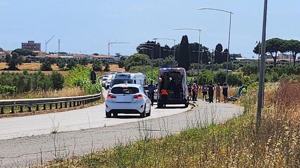 Il luogo dell'incidente (foto Fb Sei di Palazzi Se)