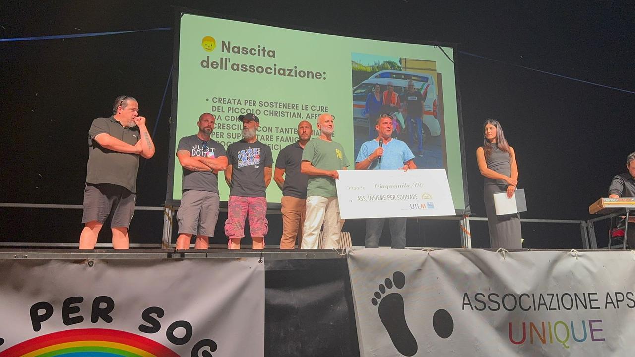 Una recente serata benefica organizzata da Insieme per sognare