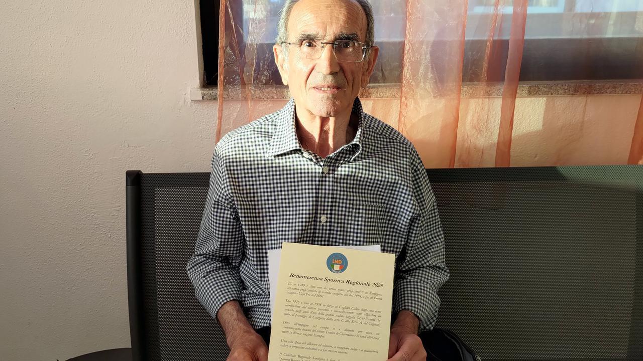 La Figc premia Ignazio Argiolas, con Gigi Riva ha fondato la scuola calcio