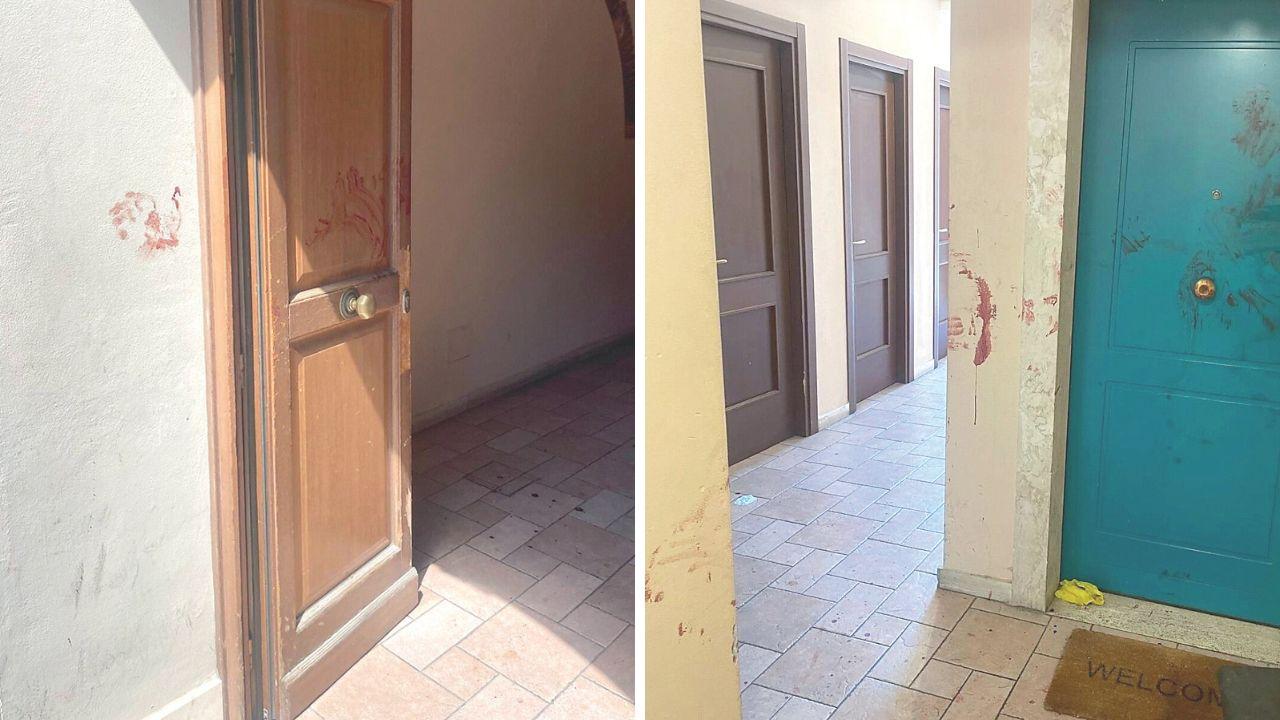 Il sangue nel palazzo di via dei Carrozzieri
