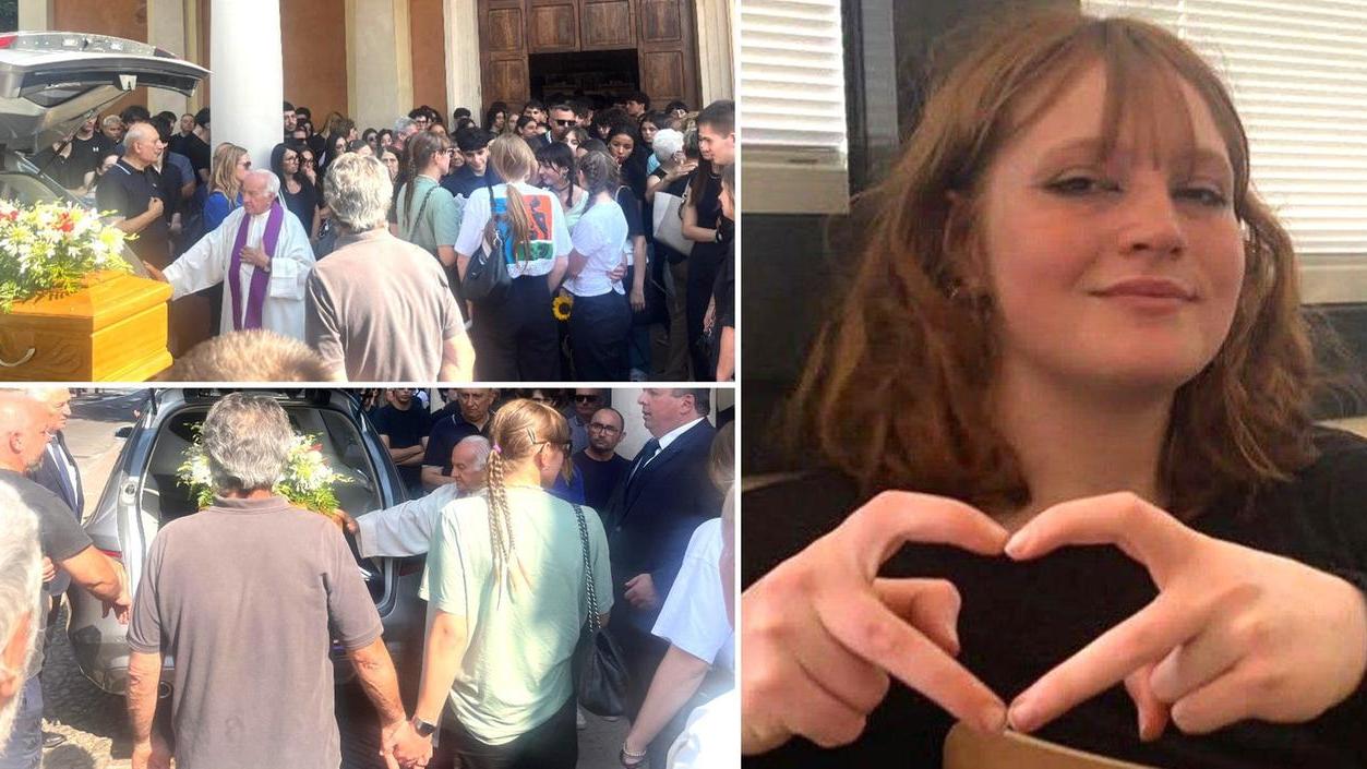 Il funerale di Valentina Casini a Magreta
