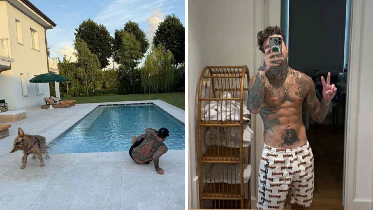 
	Fedez nella villa di Forte dei Marmi

