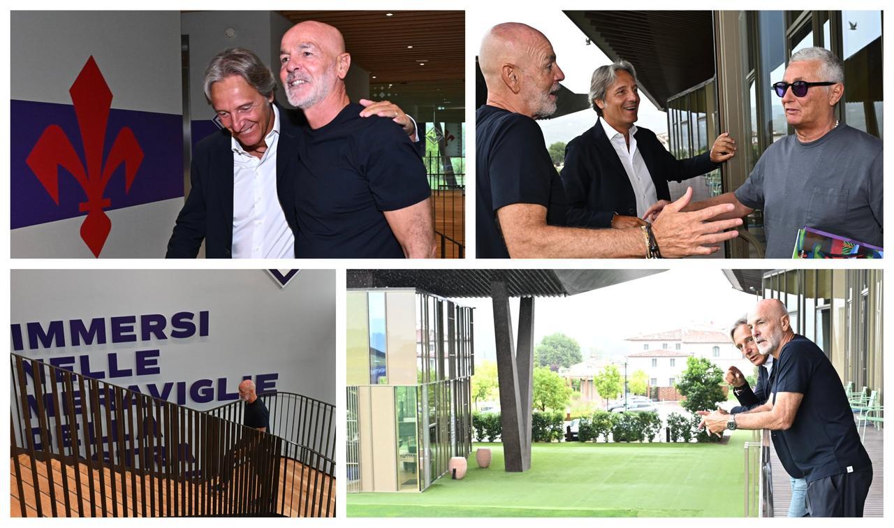 Firenze, Pioli al Viola Park: abbracci, sorrisi e prime sfide sul tavolo – Video