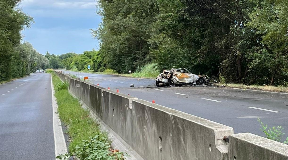 
	L'auto coinvolta nel tragico incidente

