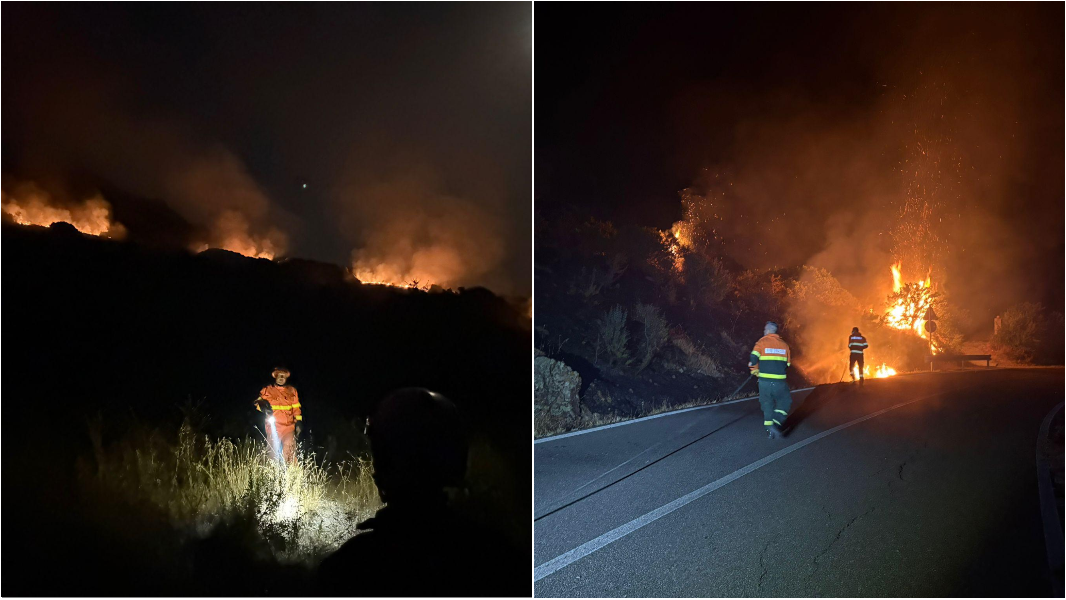 Incendio sulla strada  Bosa-Montresta: minacciato un ovile