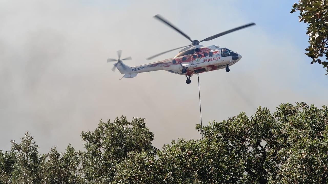 Incendio nelle campagne di Perfugas, interviene l’elicottero