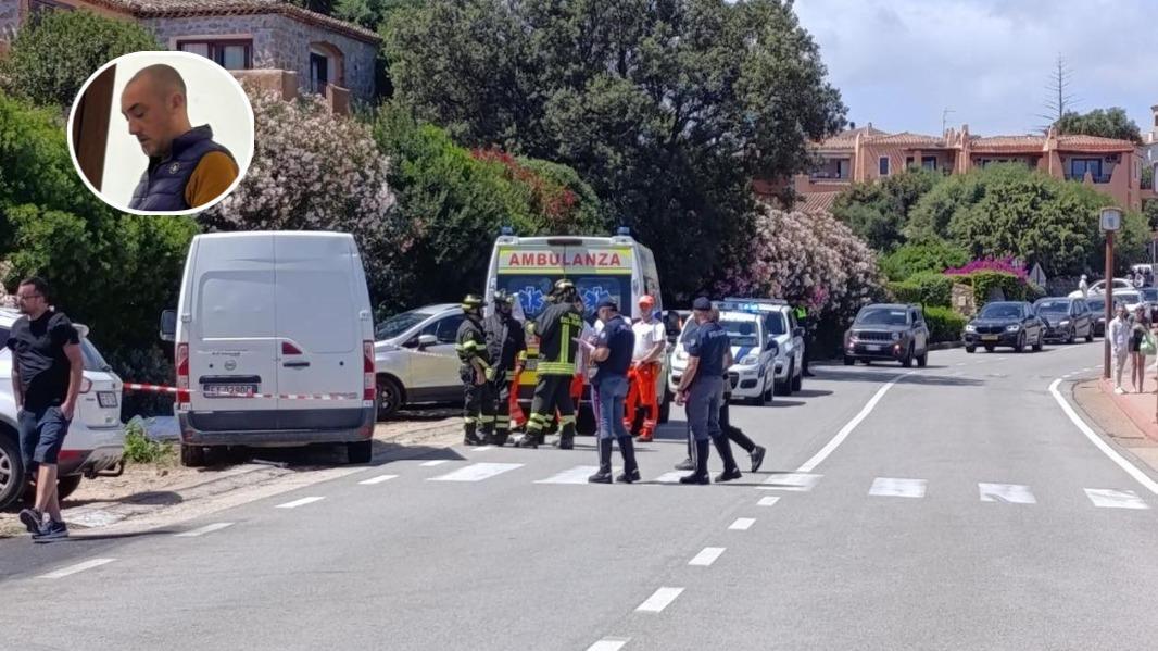 
	Il luogo dell'incidente e nel riquadro Mario Masala

