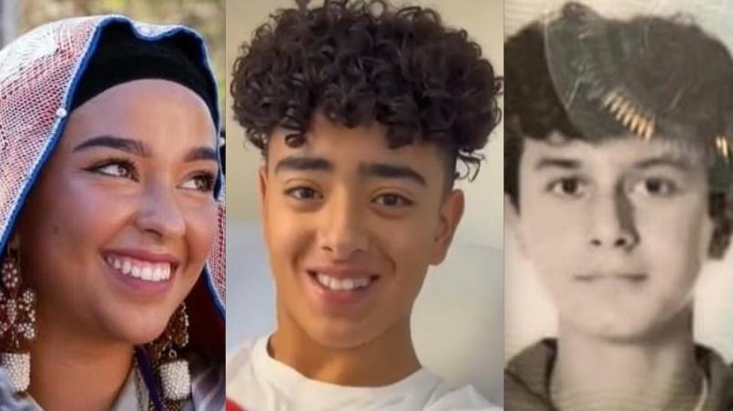 Da sinistra Gaia Costa, Fares Shehata e Sami Ait Oukfir