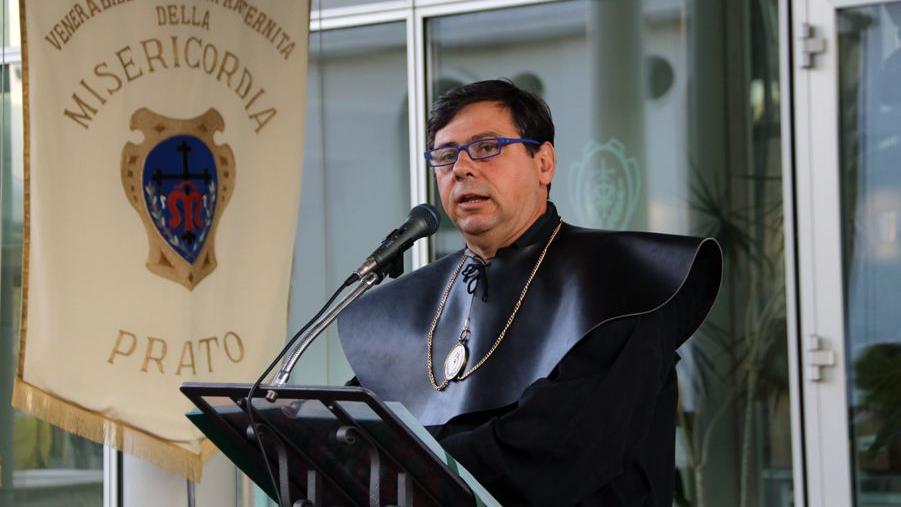 Il proposto della Misericordia di Prato, Gianluca Mannelli