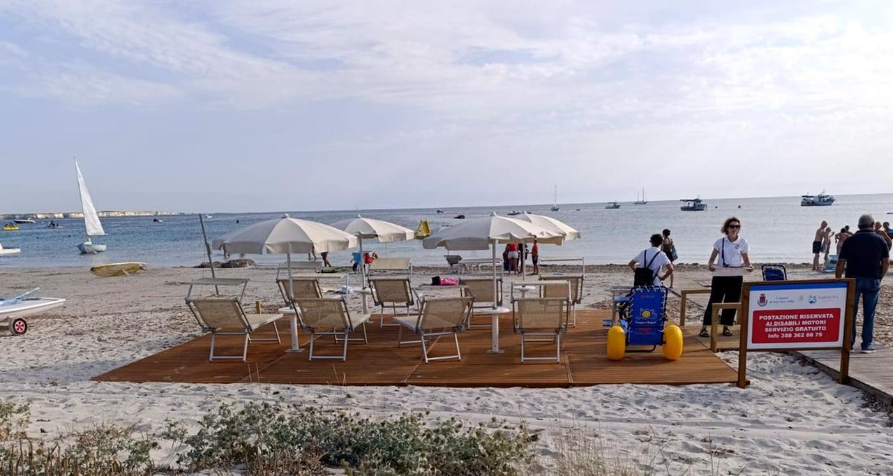 
	La nuova struttura nella spiaggia di Putzu Idu

