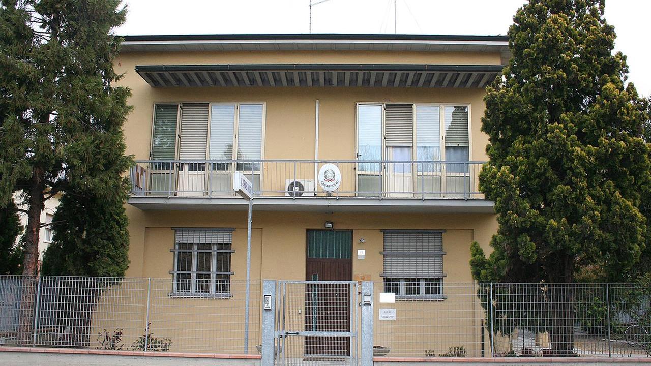 La caserma dei carabinieri di Bomporto