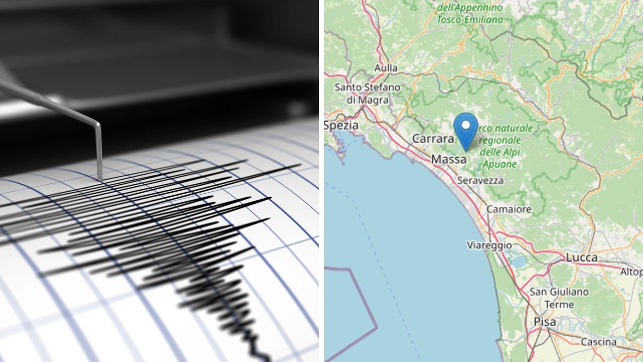 
	L'epicentro del sisma registrato dall'Ingv

